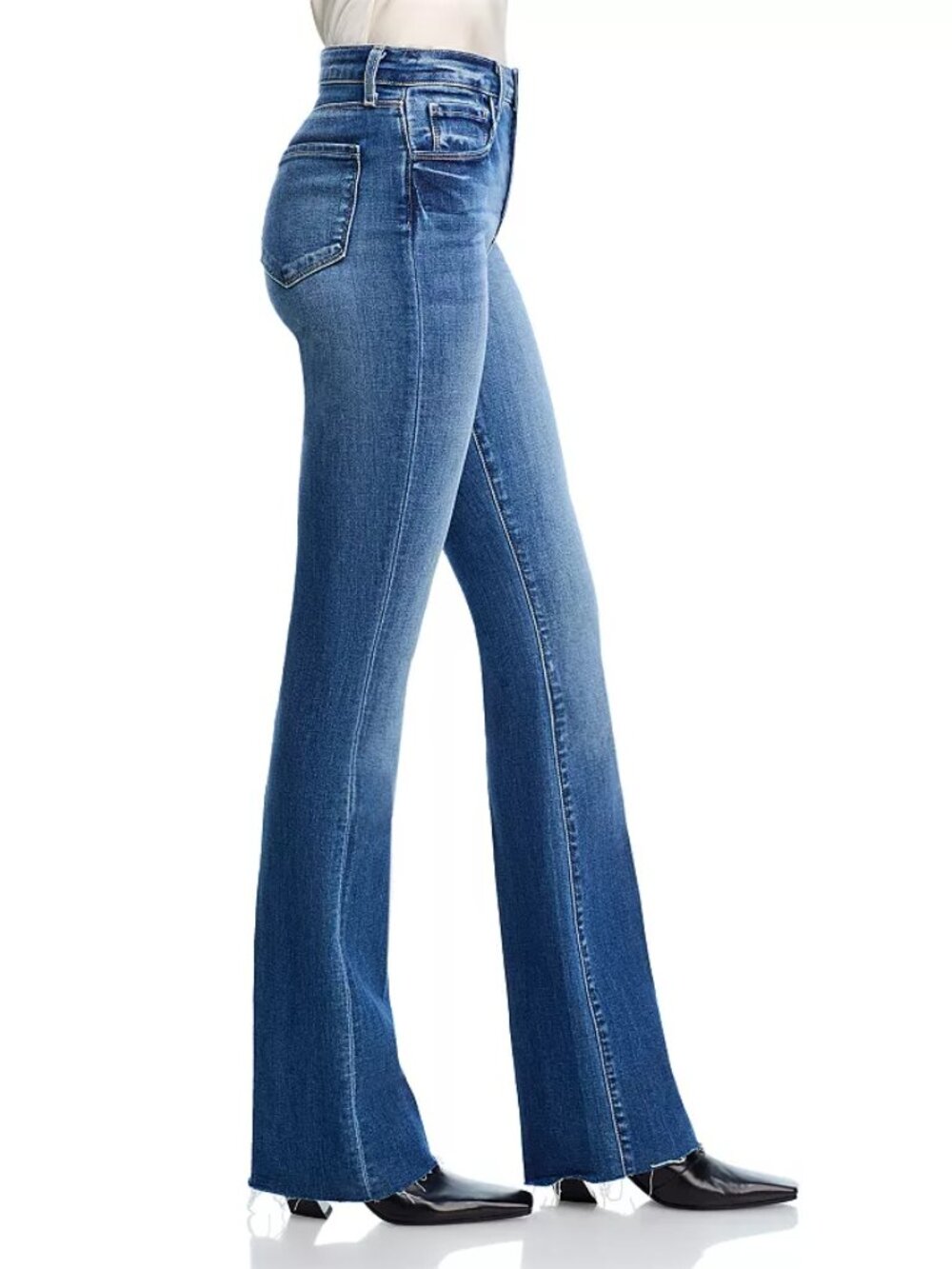 L'AGENCE Ruth High Rise Straight Jeans in Cambridge - NWT - Picture 3 of 12